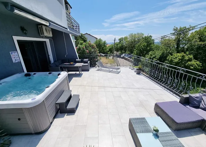 Rigo House With Private Pool, Jacuzzi And Sauna * Jadranovo